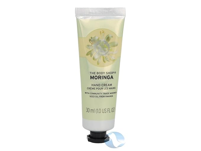 The Body Shop Moringa Hand Cream – Floral Fragrance, On-the-Go Hydration & Protection – 1.0 oz