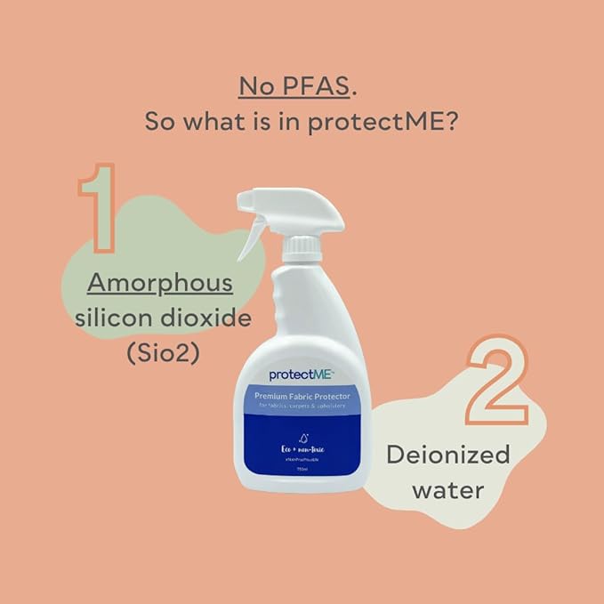 Fabric Protector Spray Bundle - 25.4 oz + 84.5 oz - Non Toxic, Odorless Upholstery & Fabric Stain Guard for Couch, Carpet, Shoes, Sofa, Furniture - Water-Based & Long-Lasting Protection