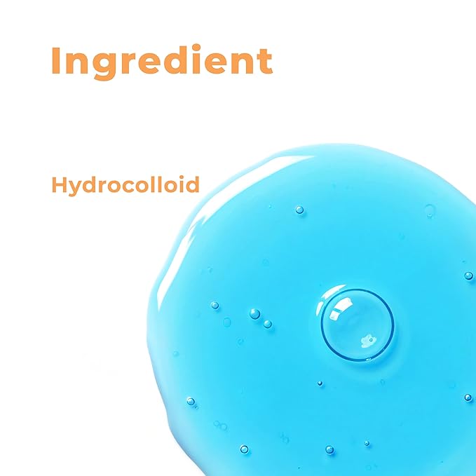 Chin Pimple Patches (12 Pack), Chin Acne with Large Hydrocolloid Acne Patches For Blemishes on Chin, Cheek, Forehead