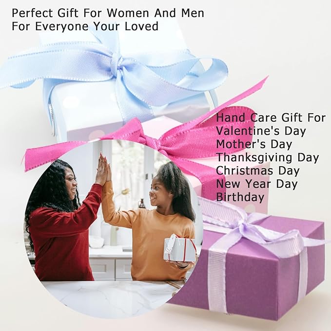 Moisturizing Hand Mask 5 Pairs Hydrating and Nourishing Hand Masks for Dry Cracked Hands for Soft Silky Smooth Hands Spa Treatment Women and Men, 40g/Pair