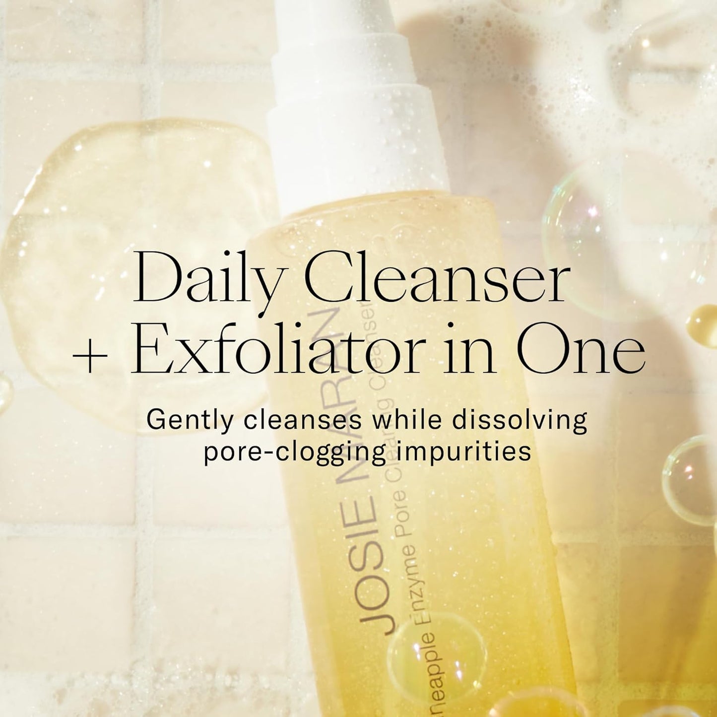 Josie Maran Cali Glow Collection Body & Skincare Set - Includes EveryBODY Wash Now! Moisture Mousse Cleanser, Whipped Argan Oil Face & Body Butter & Pineapple Enzyme Pore Clearing Cleanser (4 Count)