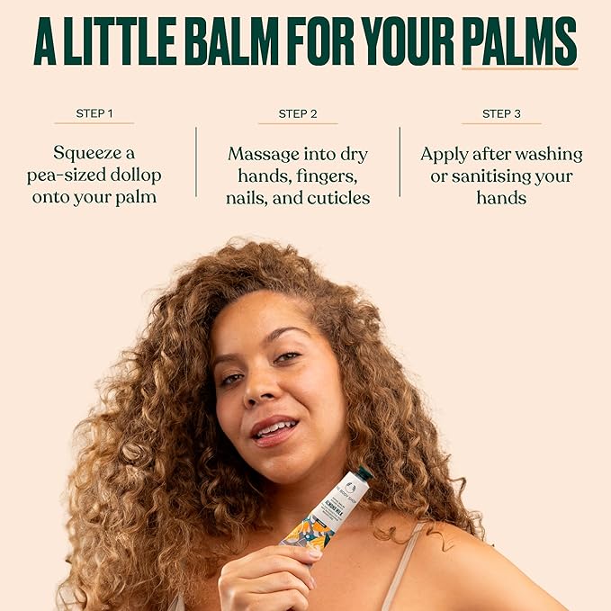 The Body Shop Almond Milk Hand Balm – Moisturizes and Protects Sensitive Skin – 1.0 Fl Oz