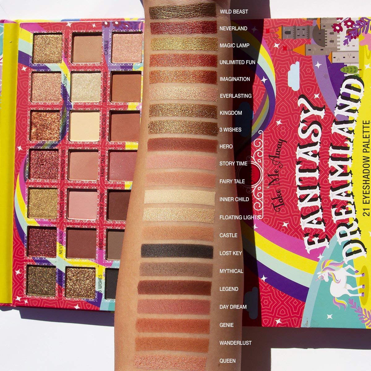 J.CAT BEAUTY Take Me Away 21 Eyeshadow Palette - Fantasy Dreamland