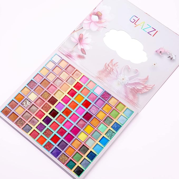 99 Colors Eyeshadow Palette, Colorful Eyeshadow Palette, Professional Matte Shimmer Glitter Rainbow Makeup Pallet, Colorful Long Lasting Highly Pigmented Eye Shadow Valentine's Day Gifts for Women