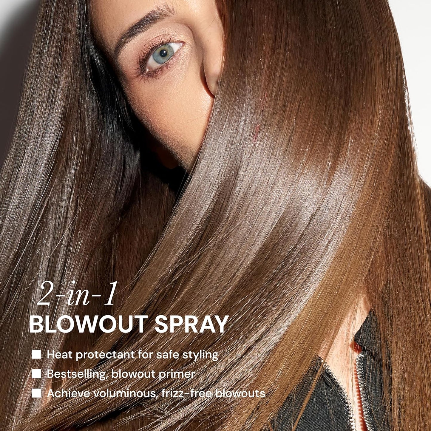 L'ANGE HAIR Glass Hair Thermal Blowout Primer | Heat Protectant Spray for Frizz Control & Shine | Blow Dry Support Styling Mist | For All Hair Types | 5 fl oz