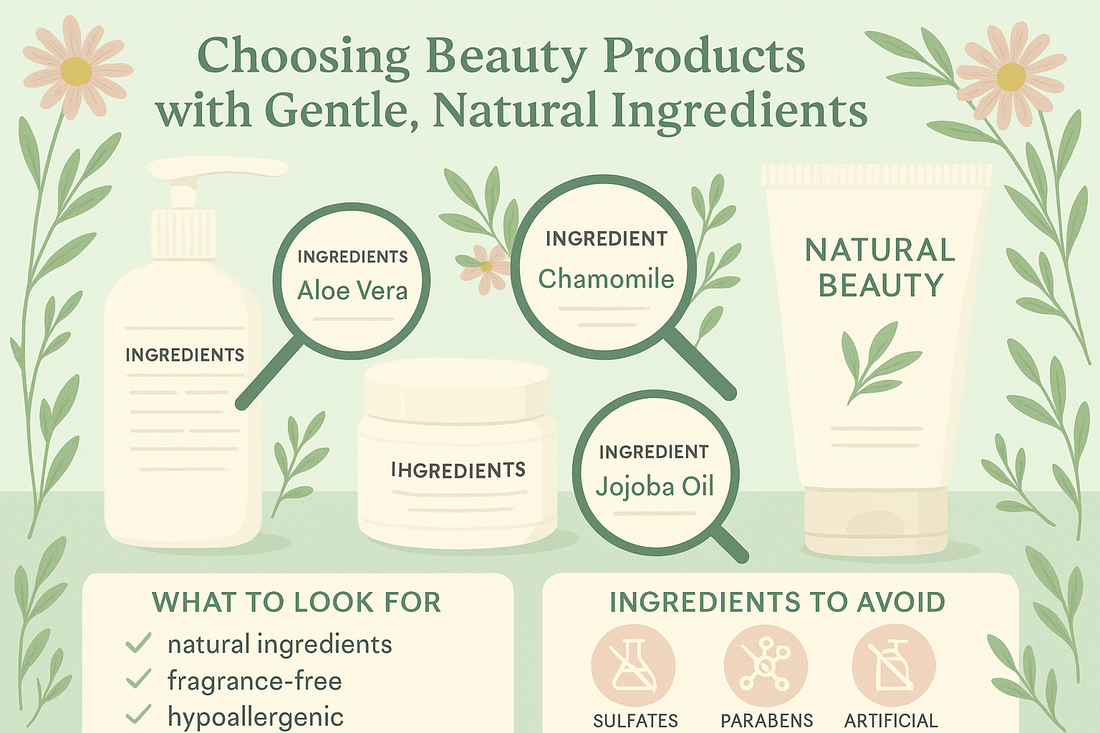 How to Choose Beauty Products with Clear, Gentle Ingredients: What to Look for on Labels + Top 10 Subtle, Natural Brands