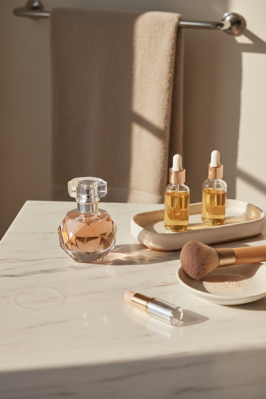 The Morning Ritual of the Vanity and the Soft Glow of Self-Care