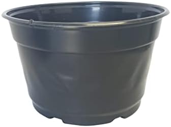 8" Mum Pot - Black Plastic Landmark Plastics - Nursery Pot (100) - Image 4