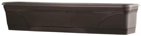 Southern Patio Rectangular Garden Box Planters, Black, 36 x 8 Inch, 2 Pack - Image 6