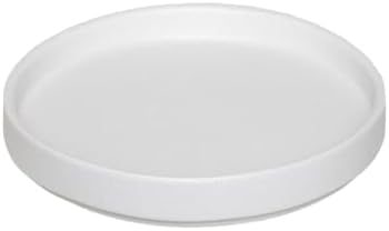 Plant Pot Saucer - 10 Inch Plant Saucer for Indoors and Outdoor Ceramic Plant Tray for Indoors Large Plant Drip Trays Round Flower Pot Saucer Plant Dishes to Catch Water,Frosted White by Fzfeiyy
