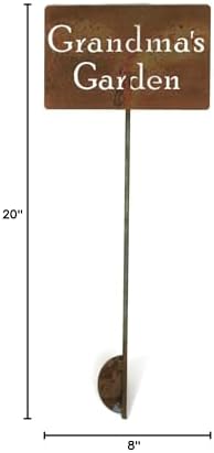 Family Name Gift Garden Stake 20 to 33 Inches Tall (Grandma's Garden, Small 20" Tall) - Image 4