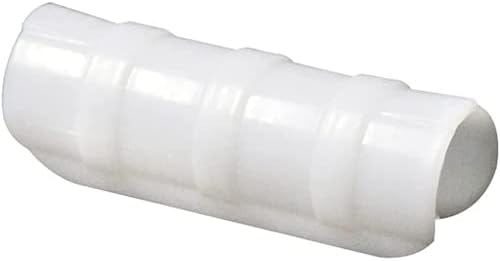 Farm Plastic Supply - Greenhouse Clamp 20 Pack - (4" Long x 1" Wide) - White ABS Clamps for Greenhouse, ABS Clips, Greenhouse Clamps for Farming, Gardening, Agriculture by FarmPlasticSupply