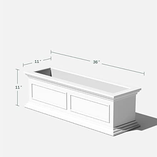 Veradek Brixton Series Window Box Planter - Rectangular Outdoor Planter - Image 2
