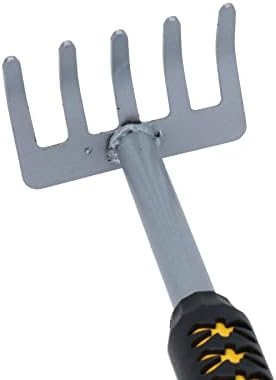 AB Tools Garden Fork + Weeder + Shovel + Hoe + Rake with Telescopic Handles 25"- 37" - Image 2