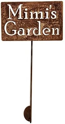 Family Name Gift Garden Stake 20 to 33 Inches Tall (Mimi's Garden, Medium 23" Tall) - Image 2