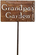 Family Name Gift Garden Stake 20 to 33 Inches Tall (Grandpa's Garden, Small 20" Tall) by Unknown