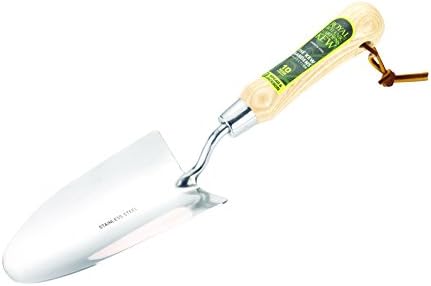Spear & Jackson 3056KEW Kew Gardens Neverbend Stainless 3 Piece Hand Tool Gift Set – Planting Trowel, Transplant Trowel & Weed Fork – Mirror-Polished Stainless Steel Heads - Image 2