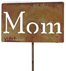 Family Name Gift Garden Stake 20 to 33 Inches Tall (Mom, Small 20" Tall) by Unknown