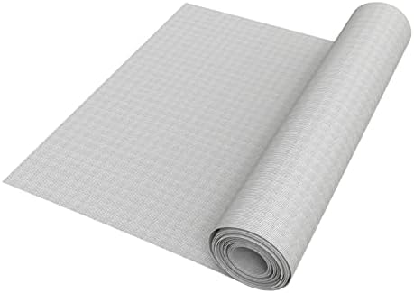 8'×45' Sun Shade Cloth Outdoor 95% UV Block Sunblock Shade Cover Fabric Roll Privacy Screen Fence for Pergola, Carport, Patio, Deck, Awning, Garden, Yard, Balcony, Backyard, Light Gray by FLORALEAF