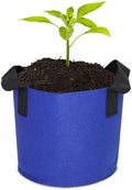 Grow Bags,Growing Pot Bags Garden Grow Bag Indoor Outdoor Fabric Aeration Plant Pot Container Flower Vegetable Pouch (Dark Blue,12Gallon) by RBCFHI