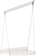 Hanging Acrylic Shelves for Windows (16" Wide, 1 Shelf - 26" Tall) by SUPREMETECH