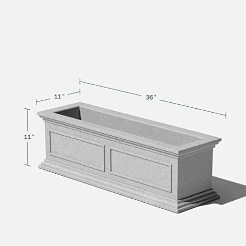 Veradek Brixton Series Window Box Planter - Rectangular Outdoor Planter - Image 2