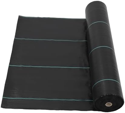 Broadfashion 6.5ft x 300ft Premium 3oz Pro Garden Weed Barrier Landscape Fabric, Durable & Heavy-Duty Weed Block Gardening Mat, Easy Setup & Superior Weed Control, Eco-Friendly & Convenient Design by Broadfashion
