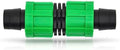 (10-Pack) Drip Irrigation Tubing Coupling - 1/2" Universal Perma Connector Barbed Locking Fitting - Fits All Brands 16-17mm Drip Tape AG Tubing (10, Coupling) by OneStopOutdoor