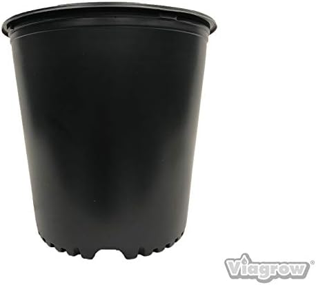 Viagrow 5 Gallon Nursery Pots, 4.02 Gal/15.22 Liters/924cu in. 6-Pack - Image 5