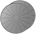 WeatherTech 18" Plant Mats/Coasters - for Floor Protection from Planter Spills, leaks and Soil (8A18CST2PKGR)- Grey (2-Pack) by WeatherTech