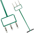 Landzie - Lawn Aerator Tool 42" Set, Hollow & Spike Tines by LANDZIE