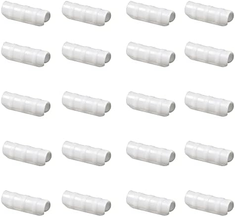 Farm Plastic Supply - Greenhouse Clamp 20 Pack - (4" Long x 1" Wide) - White ABS Clamps for Greenhouse, ABS Clips, Greenhouse Clamps for Farming, Gardening, Agriculture - Image 2