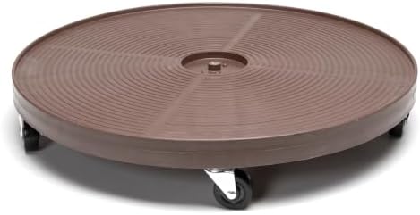 DeVaultEnterprises Devault 23.5 Inch Plant Dolly Multi-Pack, Heavy Duty Rolling Plant Caddy with Wheels for Large Pots and Planters, 500 lb Capacity, Made in USA (3, Espresso) - Image 2