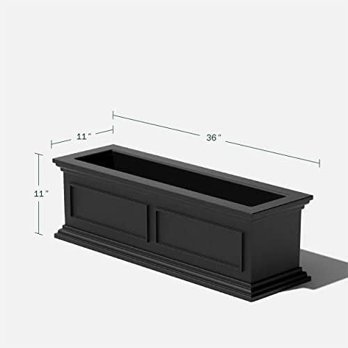 Veradek Brixton Series Window Box Planter - Rectangular Outdoor Planter - Image 2