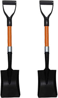 AshmanOnline Medium Square Shovel (2 Pack), 27 Inch, Sturdy, Comfortable Handle, Built to Last by AshmanOnline