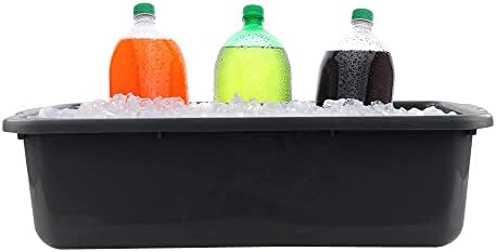 4-Pack 22 L Plastic Utility Bus Tub, Commercial Wash Tub Bus Box - Image 6