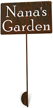 Family Name Gift Garden Stake 20 to 33 Inches Tall (Nana's Garden, Medium 23" Tall) - Image 2