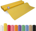 24" x 1200" (100 ft) Yellow Kraft Paper Roll, Pack of 2 - USA-Made Quality Craft Paper for Gift Wrapping, Kids' Arts & Crafts, School Projects - 100% Recycled, 50 lb Natural Material by IDL Packaging by IDLPackaging