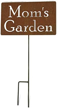 Family Name Gift Garden Stake 20 to 33 Inches Tall (Mom's Garden, Large 28" Tall) - Image 2