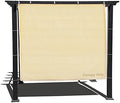 Alion Home Sun Shade Panel Privacy Screen with Grommets on 4 Sides for Outdoor, Patio, Awning, Window Cover, Pergola (10' x 16', Banha Beige) by ALIONHOME