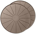 WeatherTech 15" Plant Mats/Coasters - for Floor Protection from Planter Spills, leaks and Soil (8A15CST2PKTN)- Tan (2-Pack) by WeatherTech