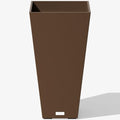 Veradek Pure Series Taper Planter - Tall Tapered Outdoor Planter with Shelf by VeradekOutdoor