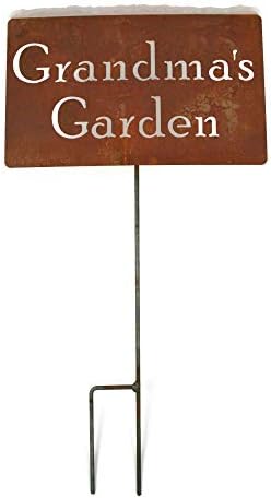 Family Name Gift Garden Stake 20 to 33 Inches Tall (Grandma's Garden, Large 28" Tall) - Image 2