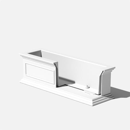 Veradek Brixton Series Window Box Planter - Rectangular Outdoor Planter - Image 6