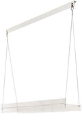 Hanging Acrylic Shelves for Windows (22" Wide, 1 Shelf - 26" Tall) by SUPREMETECH