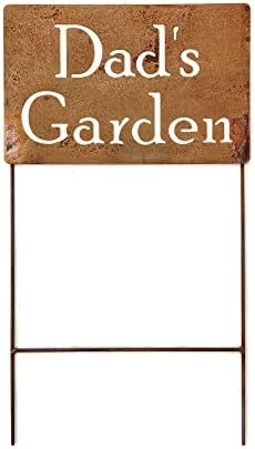 Family Name Gift Garden Stake 20 to 33 Inches Tall (Dad's Garden, XL 33" Tall) - Image 2