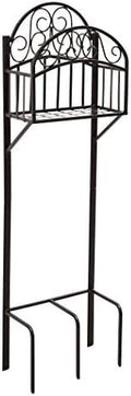 Liberty Garden 119-KD w/Shelf Hose Stand, Black by LibertyGardenProducts