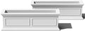 Veradek Brixton Series Window Box Planter - Rectangular Outdoor Planter by VeradekOutdoor