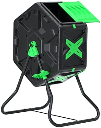 SQUEEZE master Light Weight Tumbling Compost Bin-Single Chamber Compost Tumbler 18.5 Gallon/70L by CompostingandWineMakingMaster