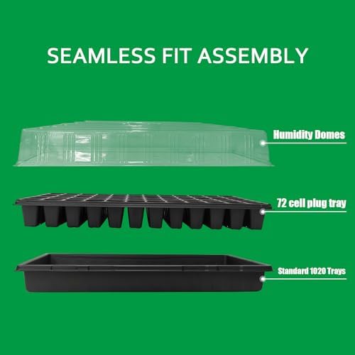 RooTrimmer 20 Pack 1020 Trays, No Drain Holes, 20" x 10", Extra Thick Heavy Duty Seed Starting Trays -Reusable Propagation Flats for Microgreens, Seedlings, Plant Germination, Fodder and Transplant - Image 4